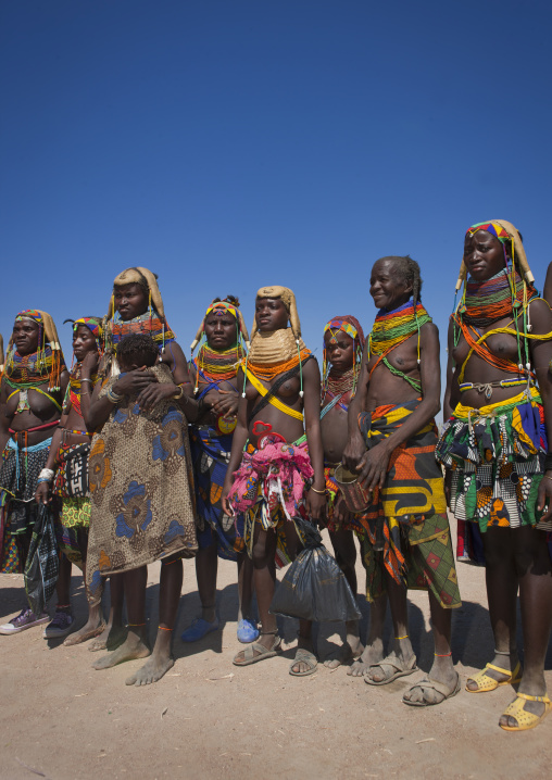 Group Of Mumuhuila Women, Hale Village, Angola