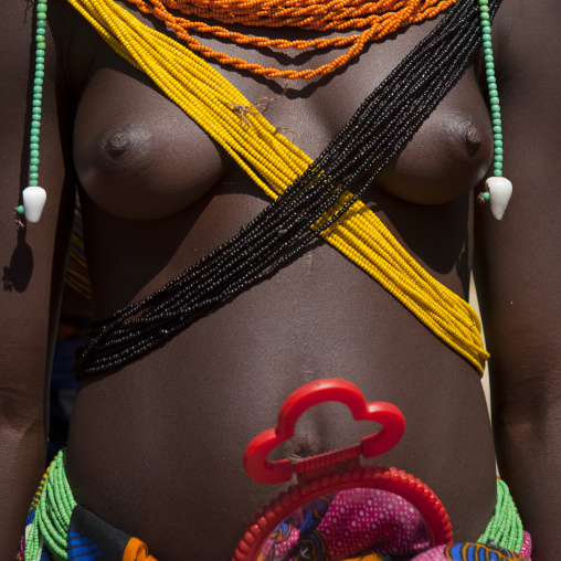 Mumuhuila Woman S Breast, Hale Village, Angola