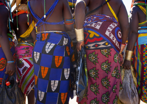 Mumuhuila Women Loinclothes, Village Of Hale, Huila Area, Angola