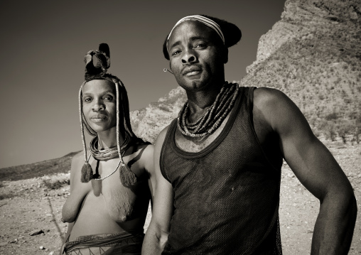 Himba Couple, Iona Village, Angola