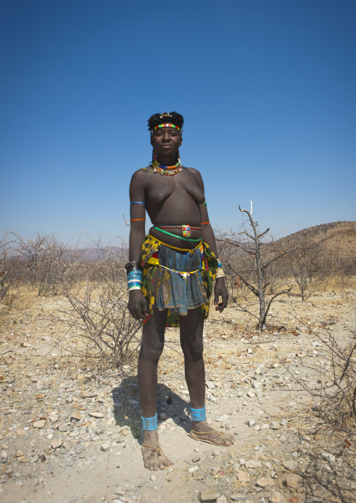 Mucawana Woman With Naked Breast, Angola