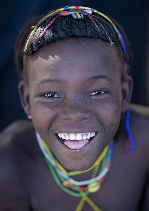 Mucawana Girl Smiling, Angola
