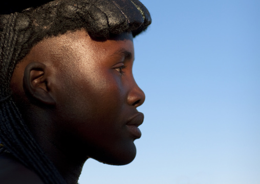 Mucawana With Traditional Hairstyle, Village Of Oncocua, Angola