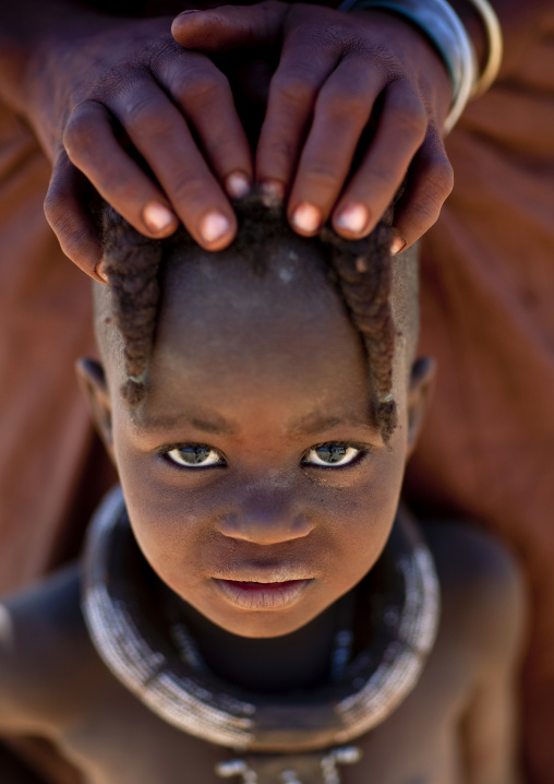 Muhimba Girl With Necklace, Village Of Elola, Angola