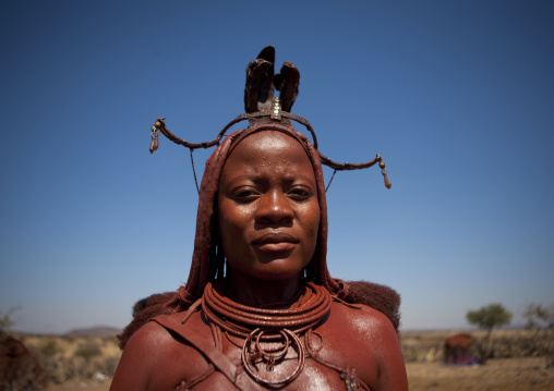 Muhimba woman, Village Of Elola, Angola
