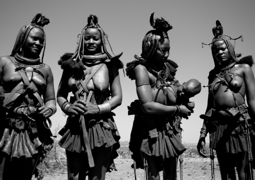 Group Of Muhimba Women, Village Of Elola, Angola
