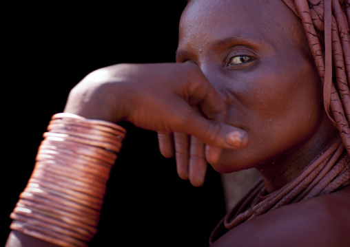 Muhimba Woman With A Copper Armband, Village Of Elola, Angola