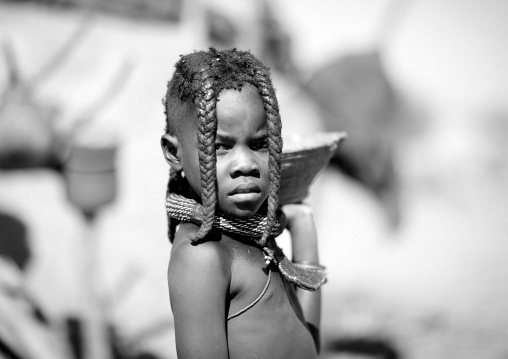 Muhimba Girl, Village Of Elola, Angola