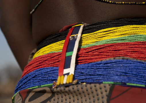 Mucawana Woman S Beaded Belt, Village Of Mahine, Angola