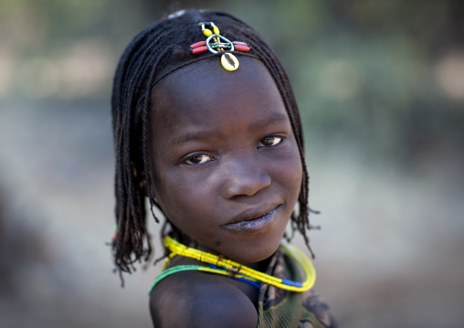 Mucawana Girl, Village Of Mahine, Angola