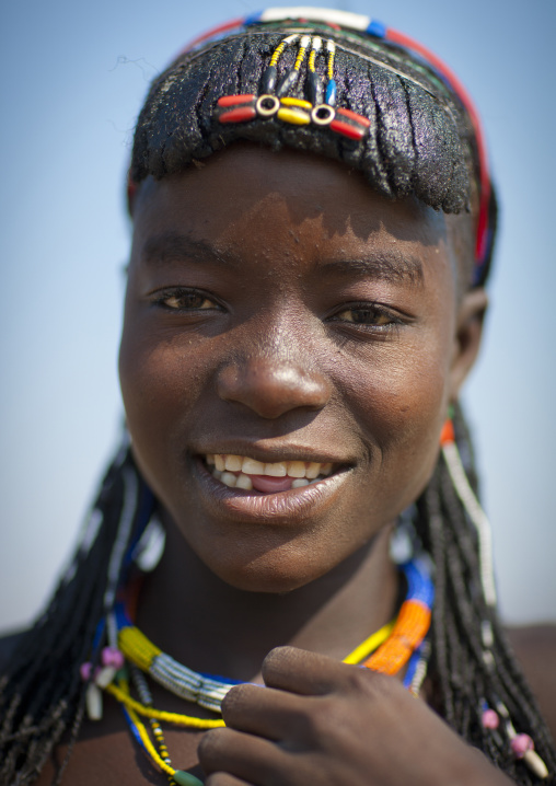 Mucawana Girl Called Fernanda With Her Lower Teeth Knocked Out, Village Of Soba, Angola