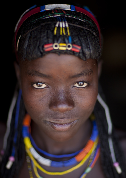Mucawana Girl Called Fernanda, Village Of Soba, Angola