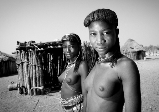 Mucawana Teenage Girls, Village Of Soba, Angola