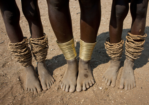 Mucawana Women S Ankle Bracelets, Village Of Soba, Angola