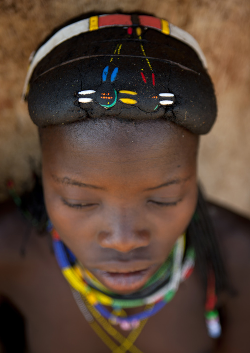 Mucawana Girl Called Fernanda, Village Of Soba, Angola