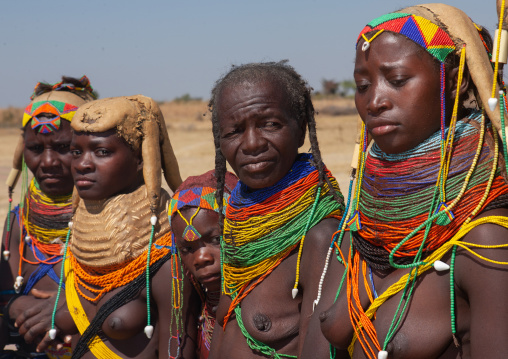 Mumuhuila tribe women, Huila Province, Chibia, Angola