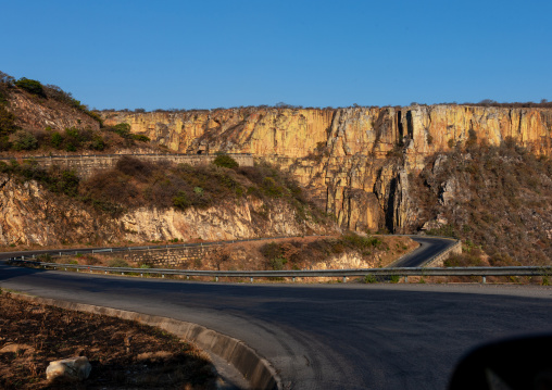 The road at serra da Leba, Huila Province, Lubango, Angola