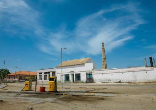 Empty gas station, Namibe Province, Tomboa, Angola