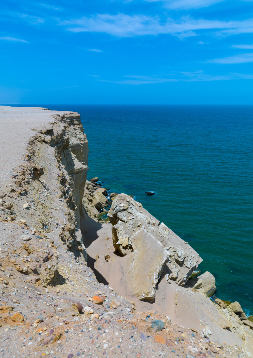 Cliff on the coastline, Namibe Province, Tomboa, Angola