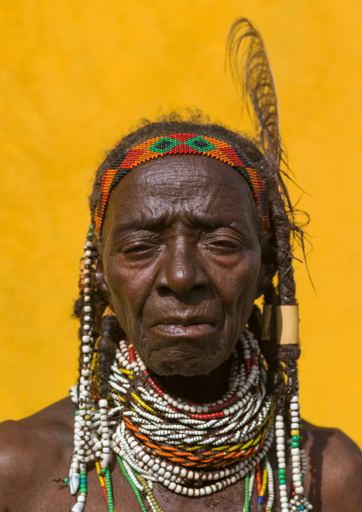 Mumuhuila tribe woman portrait, Huila Province, Chibia, Angola
