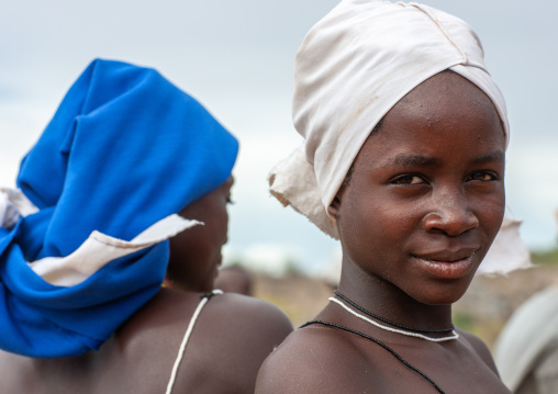 Mucubal tribe women, Namibe Province, Virei, Angola