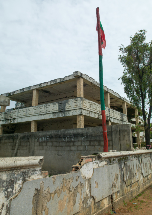 Bombed house of Jonas Savimbi, Huambo Province, Huambo, Angola