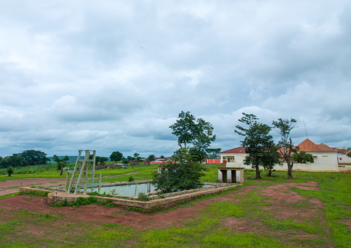 Empty pool in a village, Cunene Province, Chitado, Angola