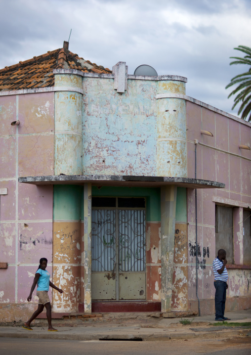 Old Dilapidated Building In Chibia, Angola