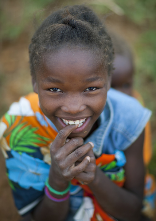 Girl Smiling At The Camera, Village Of Caconda, Angola