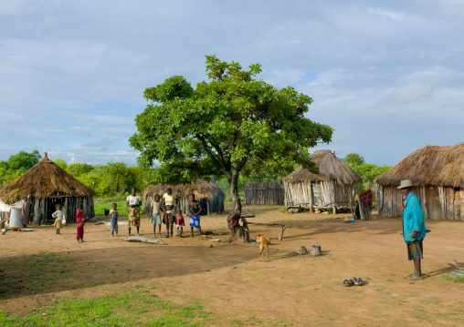 Mwila Village In Chibia Area, Angola