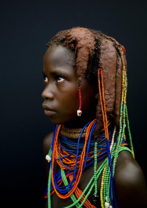 Mwila Girl With Nontombi Dreadlocks, Angola