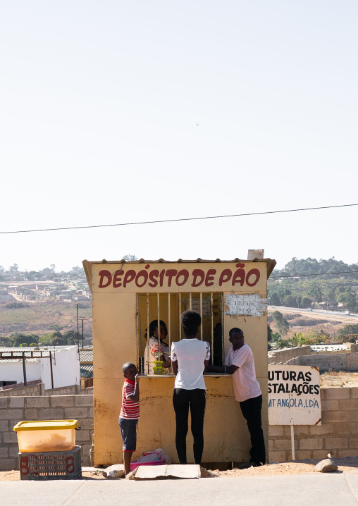 Bread shop in the street, Huila Province, Lubango, Angola