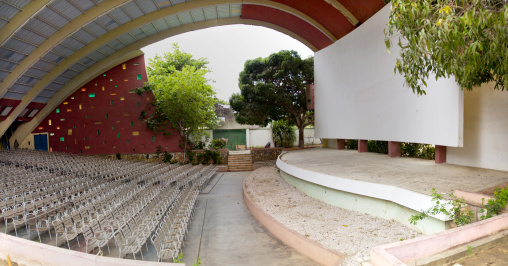 Impala Cinema, An Outdoors Cinema Theater, Namibe Town, Angola