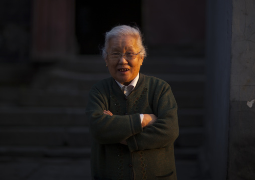 Old Woman In A Hutong, Beijing China