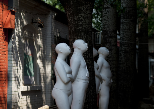 Statues At 798 Art Center, Beijing , China