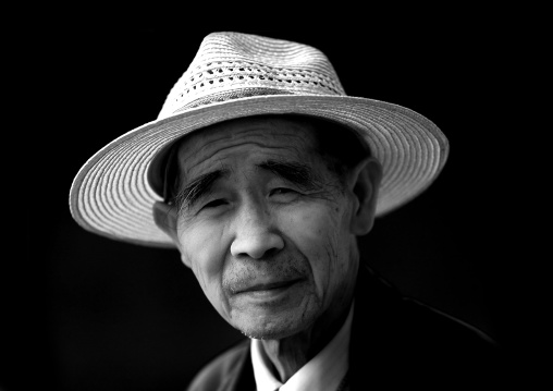 Chinese Man With A Hat, Jianshui, Yunnan Province, China
