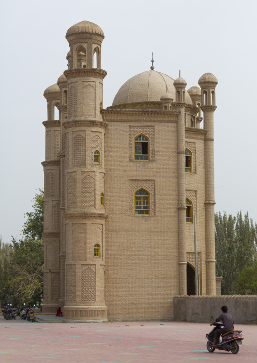 Mosque, Keriya, Xinjiang Uyghur Autonomous Region, China