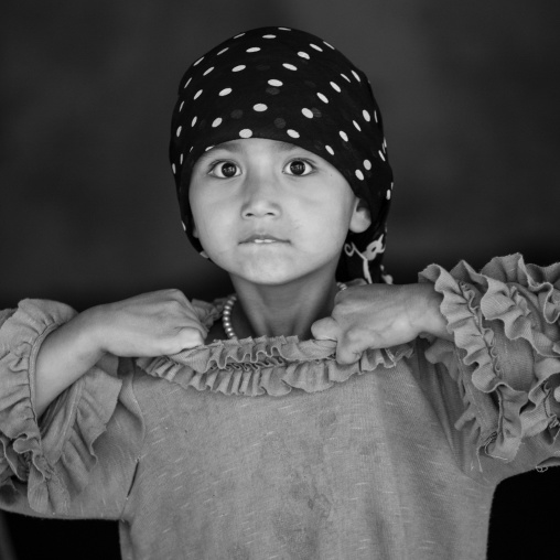 Little Uyghur Girl, Xinjiang Uyghur Autonomous Region, China