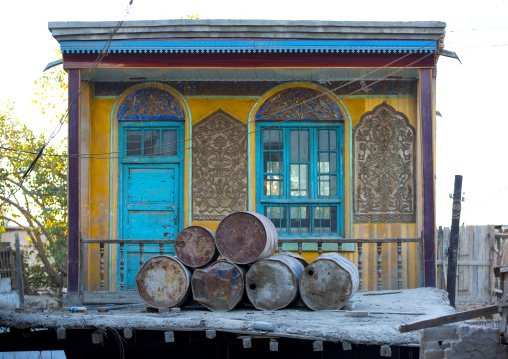 Old Uyghur Painted House, Yarkand, Xinjiang Uyghur Autonomous Region, China
