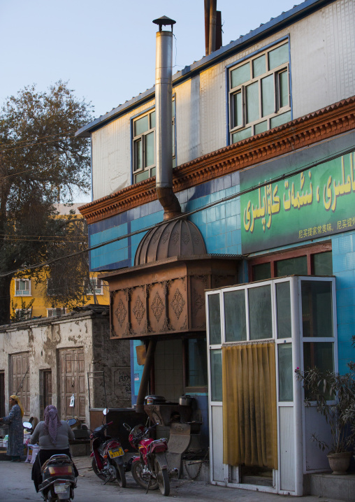 Street kebab Restaurant In Yarkand, Xinjiang Uyghur Autonomous Region, China