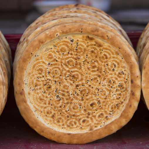 Traditional Bread In Old Town Of Kashgar, Xinjiang Uyghur Autonomous Region, China