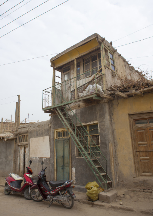 Old House, Keriya, Old Town, Xinjiang Uyghur Autonomous Region, China