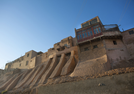 Kashgar old town ramparts, Xinjiang Uyghur Autonomous Region, China