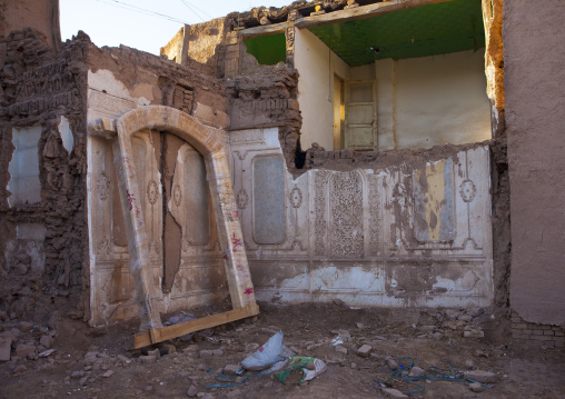 Demolished House In Old Town Of Kashgar, Xinjiang Uyghur Autonomous Region, China