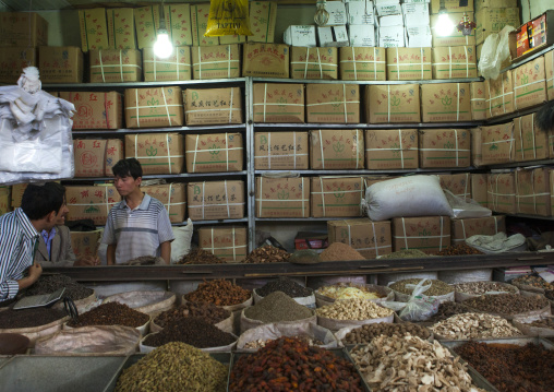 Dry Condiment And Spices, Kashgar Bazaar, Xinjiang Uyghur Autonomous Region, China