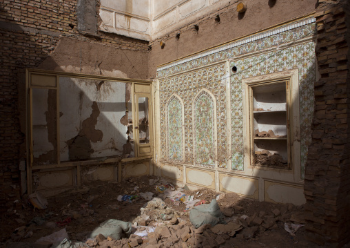 Demolished House In The Old Town Of Kashgar, Xinjiang Uyghur Autonomous Region, China