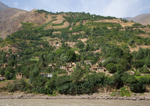 Adobe houses in a small village, Badakhshan province, Darmadar, Afghanistan