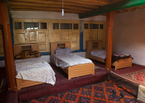 Pamiri traditional guest house, Badakhshan province, Khandood, Afghanistan