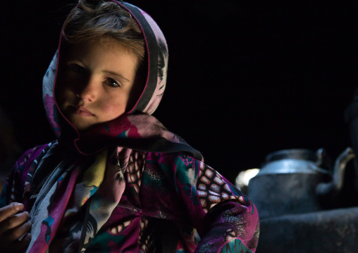 Portrait of an afghan girl, Badakhshan province, Qazi deh, Afghanistan