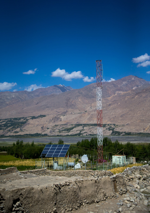 Mobile phone antenna relay, Badakhshan province, Khandood, Afghanistan